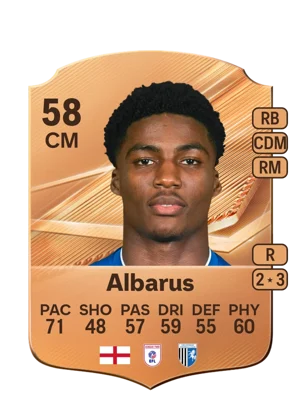 Albarus - 58 - Rare EA FC 27 card