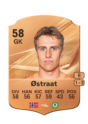 Østraat - 58 - Rare EA FC 27 card