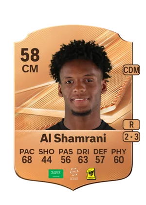 Al Shamrani - 58 - Rare EA FC 27 card