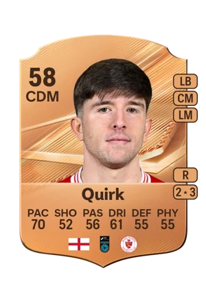 Quirk - 58 - Rare EA FC 27 card