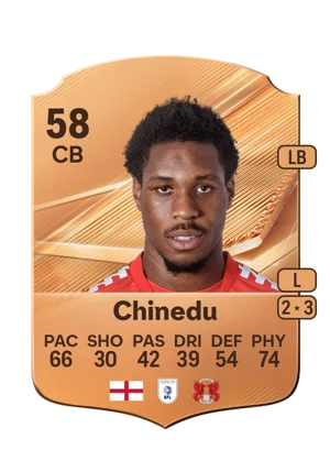 Chinedu - 58 - Rare EA FC 27 card