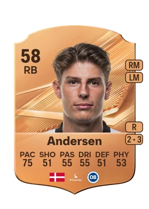 Andersen - 58 - Rare EA FC 27 card