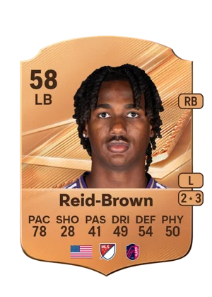 Reid-Brown - 58 - Rare EA FC 27 card