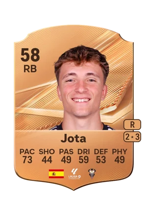 Jota - 58 - Rare EA FC 27 card
