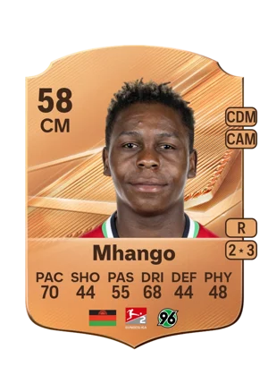 Mhango - 58 - Rare EA FC 27 card