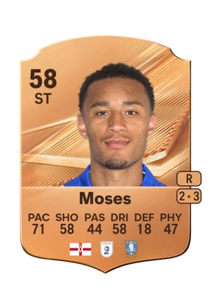 Moses - 58 - Rare EA FC 27 card