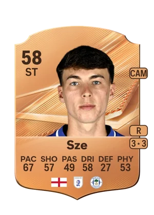 Sze - 58 - Rare EA FC 27 card