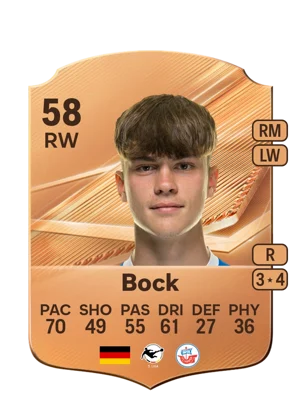 Bock - 58 - Rare EA FC 27 card