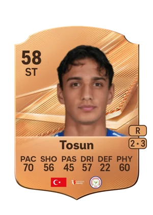 Tosun - 58 - Rare EA FC 27 card