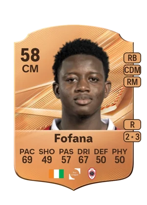 Fofana - 58 - Rare EA FC 27 card
