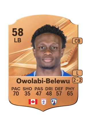 Owolabi-Belewu - 58 - Rare EA FC 27 card
