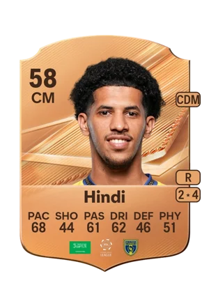 Hindi - 58 - Rare EA FC 27 card