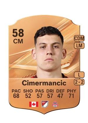 Cimermancic - 58 - Rare EA FC 27 card