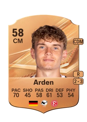 Arden - 58 - Rare EA FC 27 card