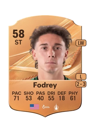 Fodrey - 58 - Rare EA FC 27 card