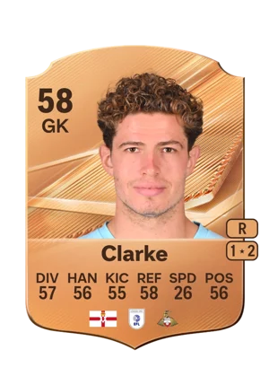 Clarke - 58 - Rare EA FC 27 card