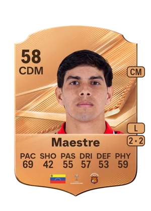 Maestre - 58 - Rare EA FC 27 card