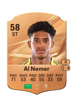 Al Nemer - 58 - Rare EA FC 27 card