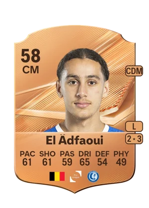 El Âdfaoui - 58 - Rare EA FC 27 card