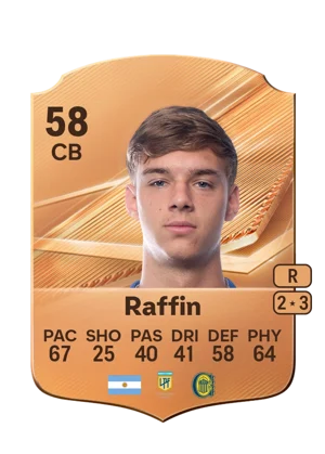 Raffin - 58 - Rare EA FC 27 card