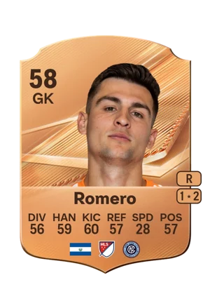 Romero - 58 - Rare EA FC 27 card