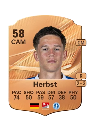 Herbst - 58 - Rare EA FC 27 card