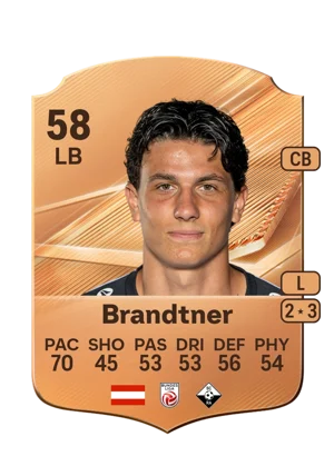 Brandtner - 58 - Rare EA FC 27 card