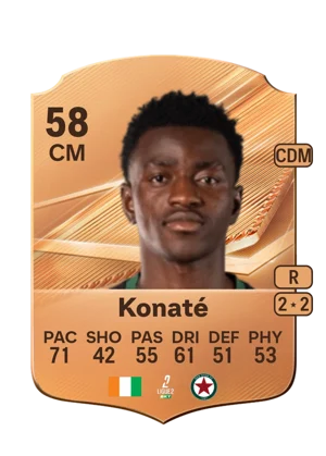 Konaté - 58 - Rare EA FC 27 card