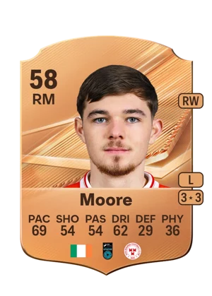 Moore - 58 - Rare EA FC 27 card