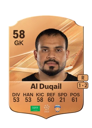Al Duqail - 58 - Rare EA FC 27 card