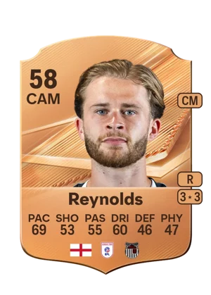 Reynolds - 58 - Rare EA FC 27 card