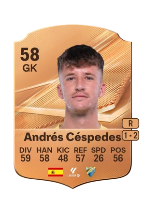 Andrés Céspedes - 58 - Rare EA FC 27 card