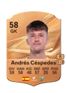 Andrés Céspedes - 58 - Rare