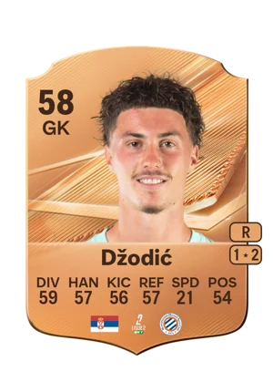 Džodić - 58 - Rare EA FC 27 card