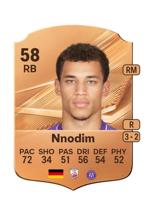 Nnodim - 58 - Rare EA FC 27 card