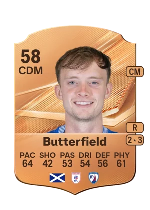 Butterfield - 58 - Rare EA FC 27 card