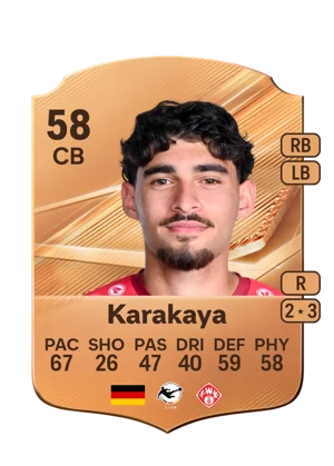Karakaya - 58 - Rare EA FC 27 card