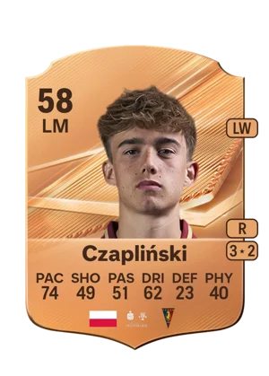 Czapliński - 58 - Rare EA FC 27 card