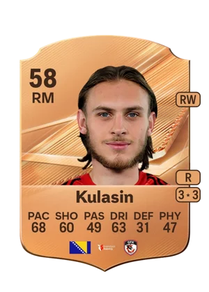 Kulasin - 58 - Rare EA FC 27 card