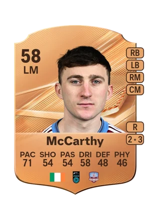 McCarthy - 58 - Rare EA FC 27 card