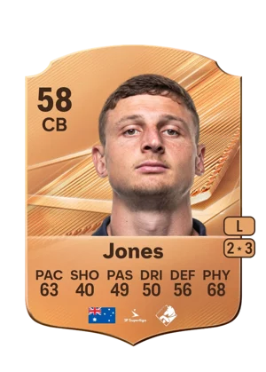 Jones - 58 - Rare EA FC 27 card