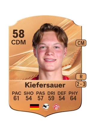 Kiefersauer - 58 - Rare EA FC 27 card