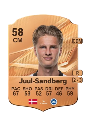 Juul-Sandberg - 58 - Rare EA FC 27 card