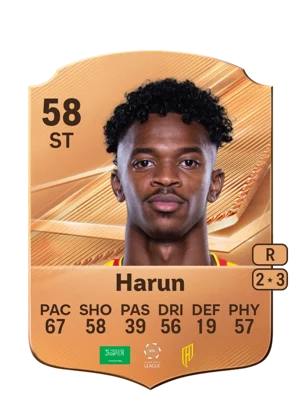 Harun - 58 - Rare EA FC 27 card