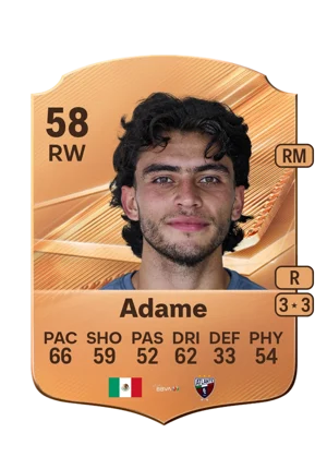 Adame - 58 - Rare EA FC 27 card