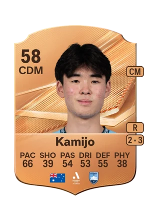 Kamijo - 58 - Rare EA FC 27 card