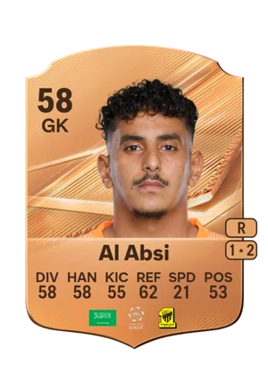 Al Absi - 58 - Rare EA FC 27 card