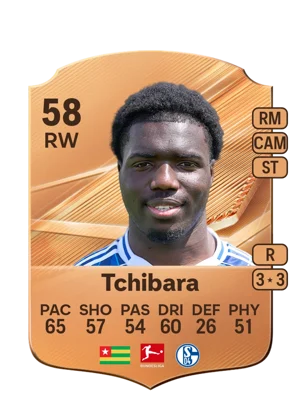 Tchibara - 58 - Rare EA FC 27 card