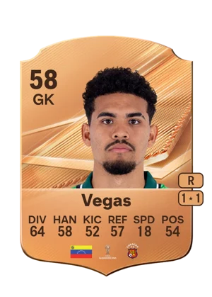 Vegas - 58 - Rare EA FC 27 card