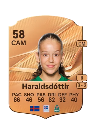 Haraldsdóttir - 58 - Rare EA FC 27 card